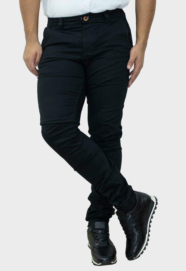 Pantalon dril billie II negro hombre