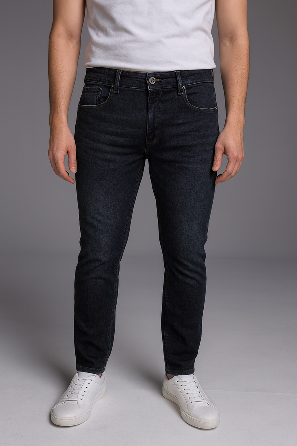 Pantalon negro/gris para hombre