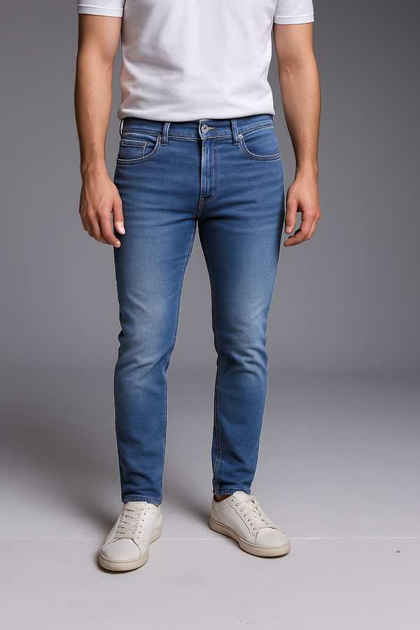 Pantalon cargo azul claro para hombre