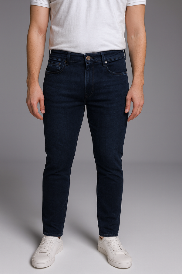Pantalon cargo azul medio para hombre