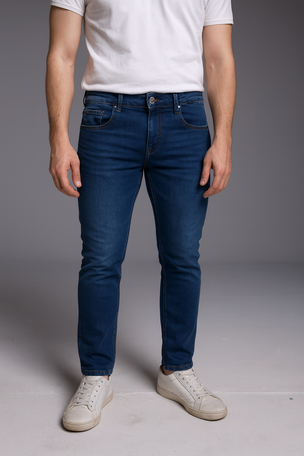 Pantalon cargo azul medio para hombre