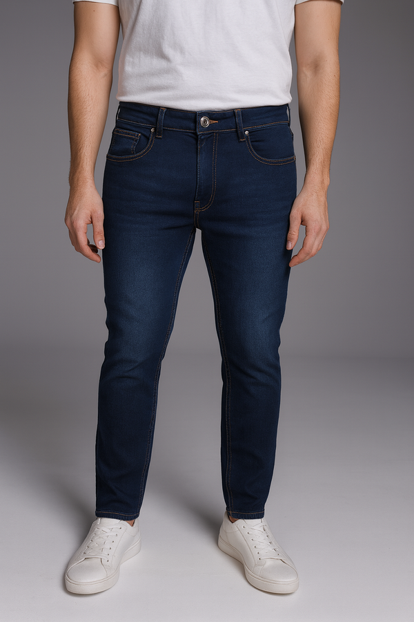 Pantalon cargo azul para hombre