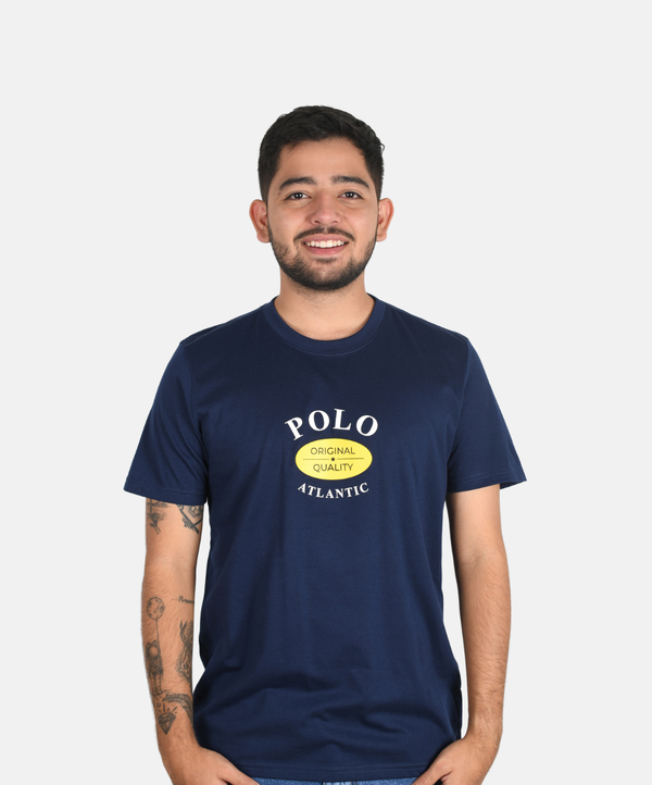 Camiseta C/R America azul medio para hombre