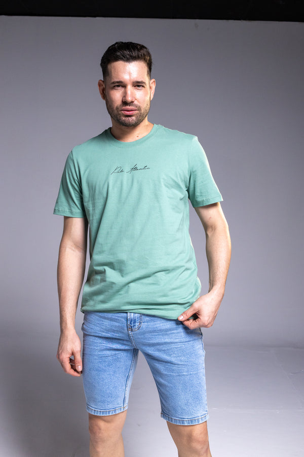 Bermuda slim jerry azul claro para hombre