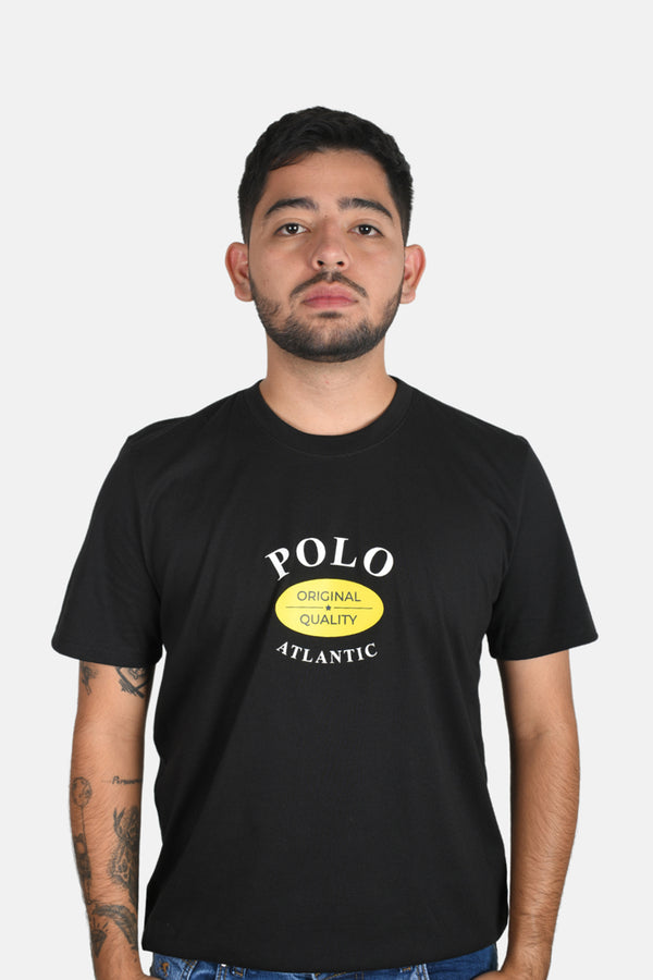 Camiseta C/R America negro para hombre