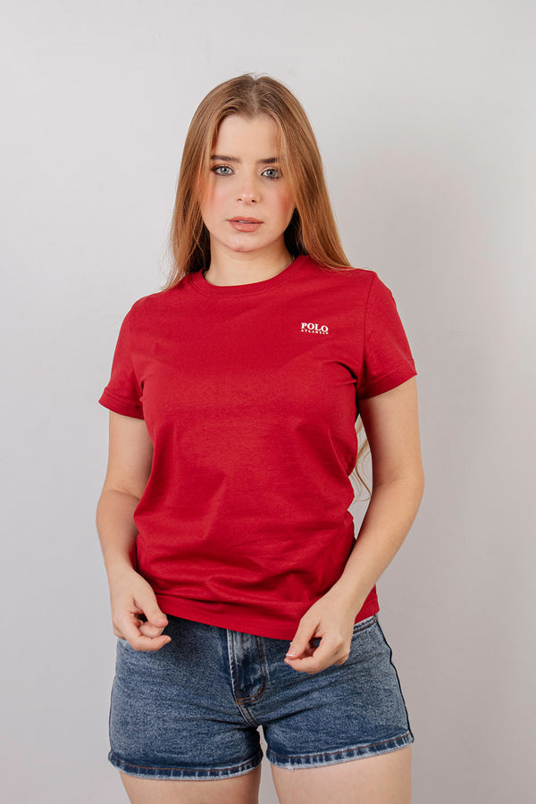 Camiseta C/R artemisa rojo para mujer