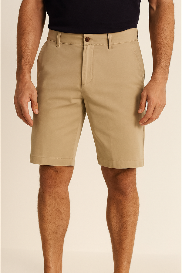 Bermuda drill tony khaki ligh para hombre
