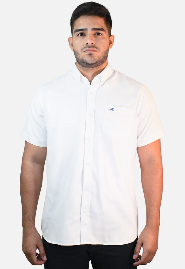 Camisa de vestir Low M/C blanco para hombre