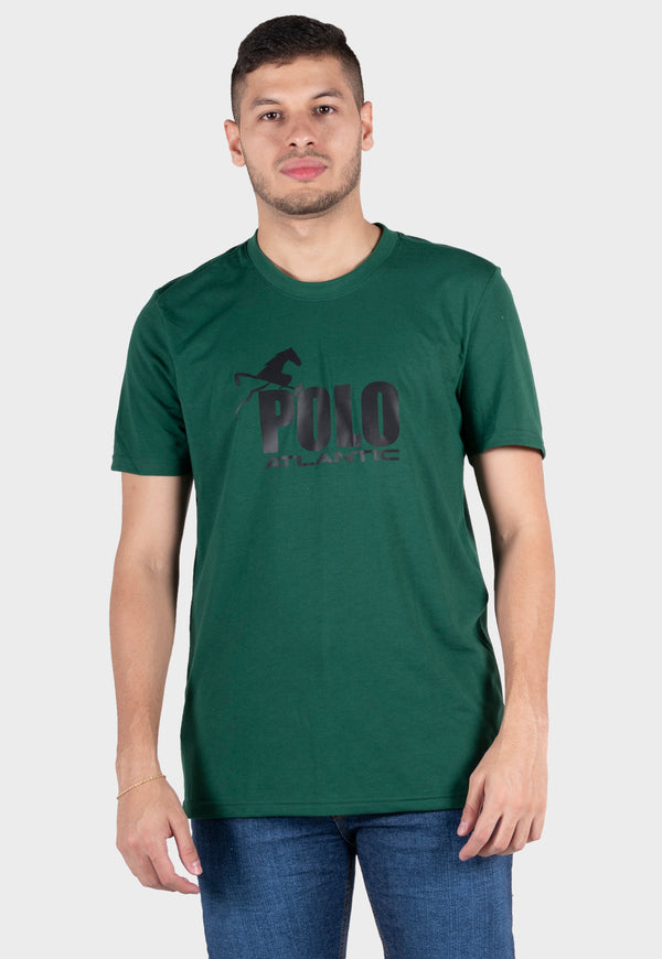Camiseta morgan verde para hombre