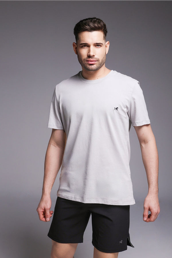 Camsieta C/R Clasica II Gris Para Hombre