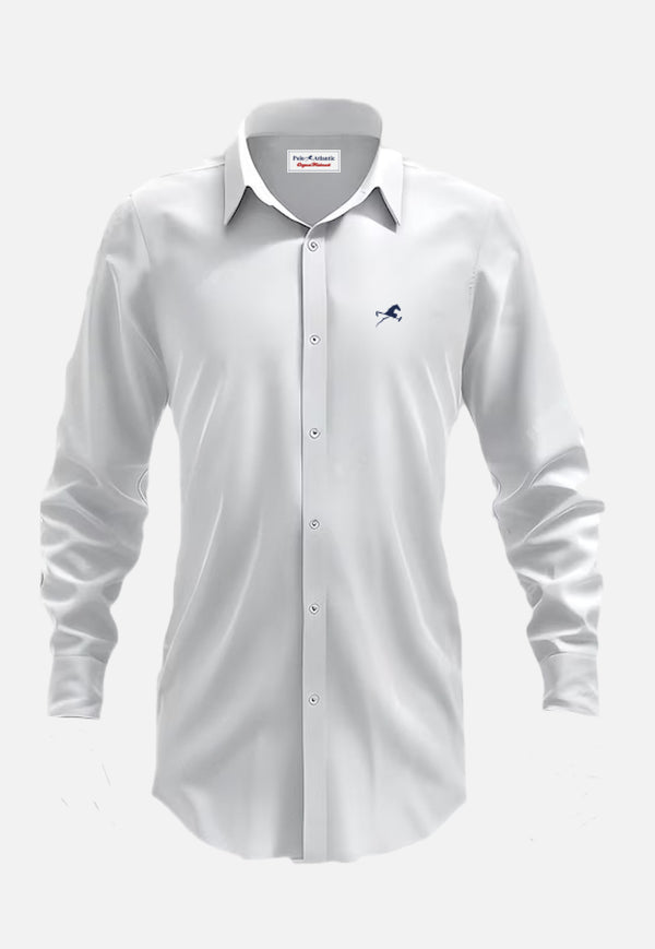 Camisa de vestir M/L Ronny blanco para hombre