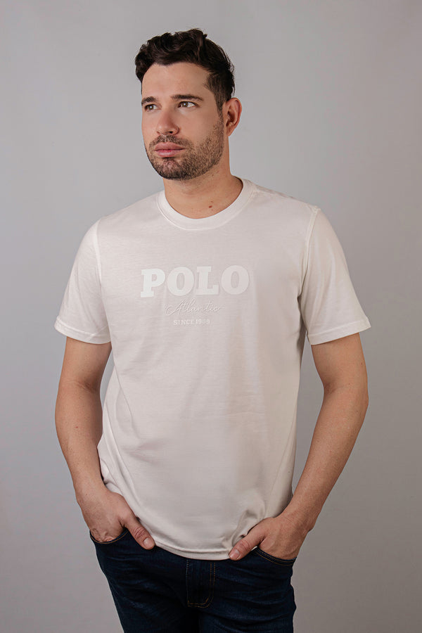 Camiseta C/R Dynamic III blanco para hombre