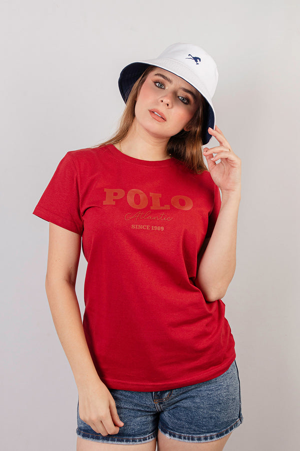 Camiseta C/R Dynamic III rojo para mujer