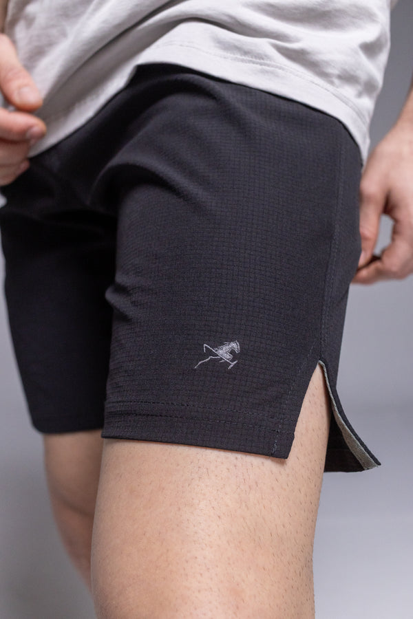 Pantaloneta de baño Fliper negro para hombre