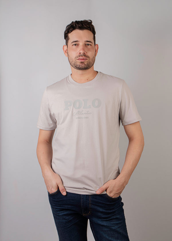 Camiseta C/R Dynamic III gris claro para hombre