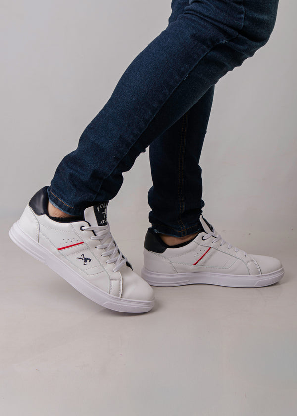 Zapato angus blanco/azulosc/rojo