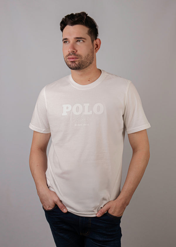 Camiseta C/R Dynamic III blanco para hombre