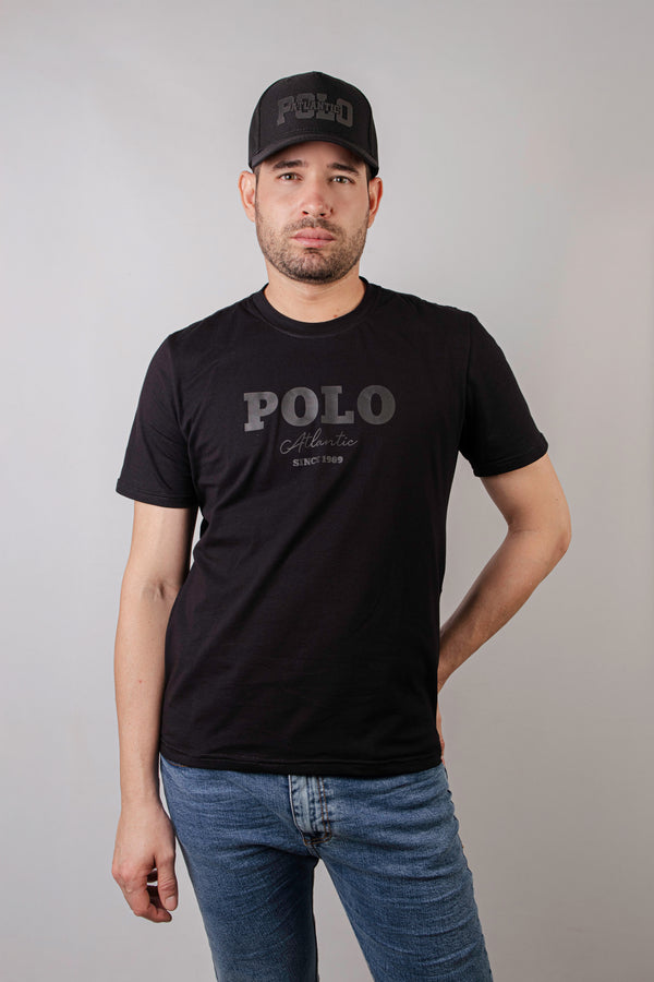 Camiseta C/R Dynamic III negro para hombre