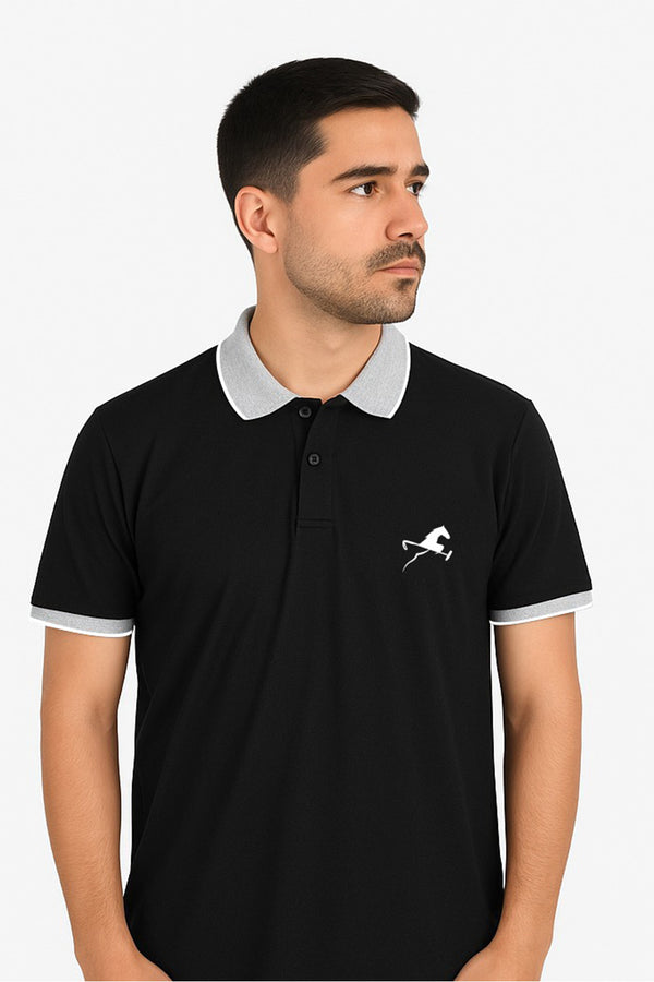 Polo Klous Negro para Hombre