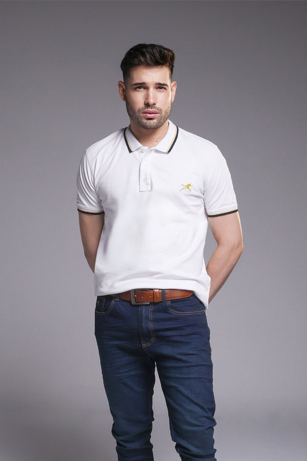 Polo piero II blanco hombre