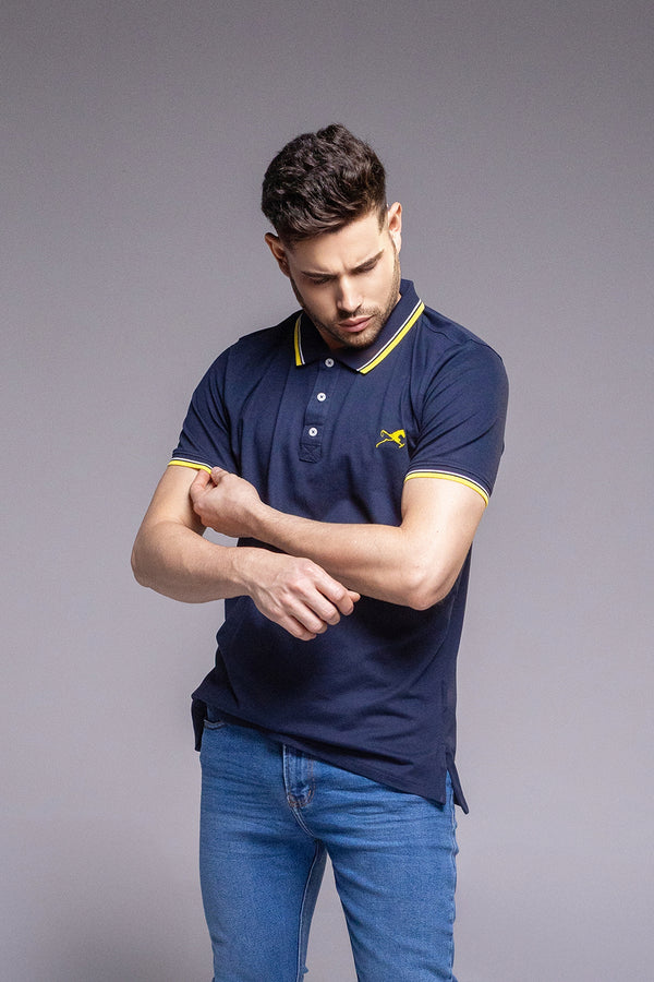 Polo piero II azul hombre