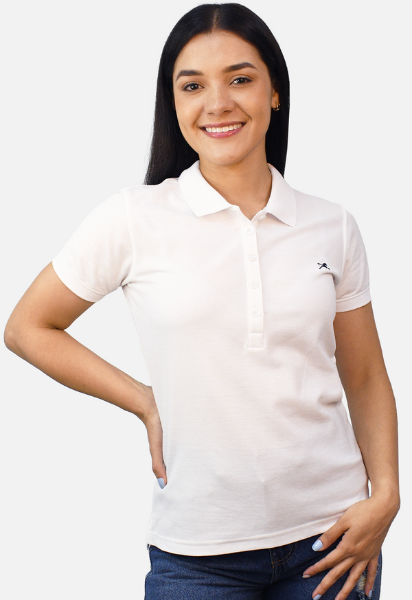 Polo Clasico Blanco para mujer