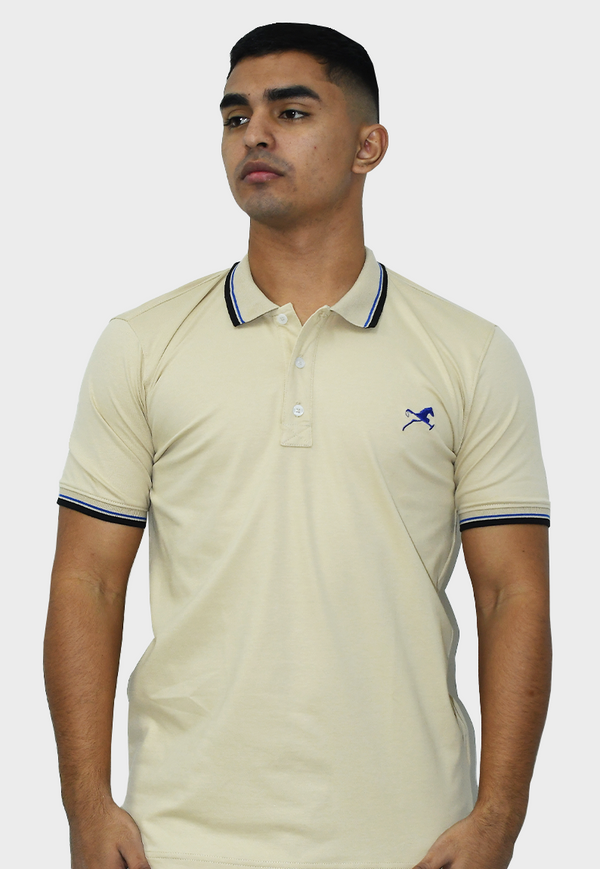 Polo piero II beige oscuro hombre