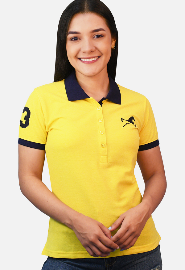 Polo Keyla Amarillo para mujer