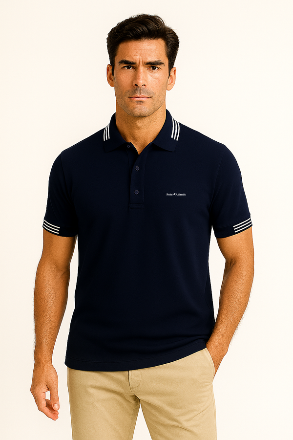 Polo gyo navy para hombre