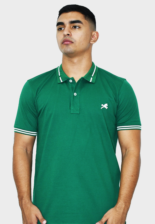 Polo jake verde pino hombre