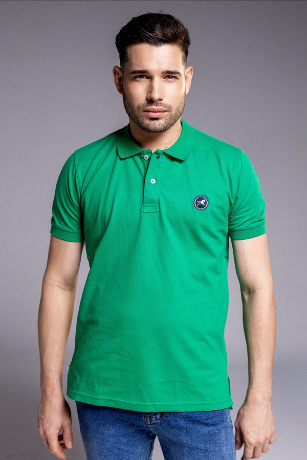 Polo Clasica Verde para Hombre