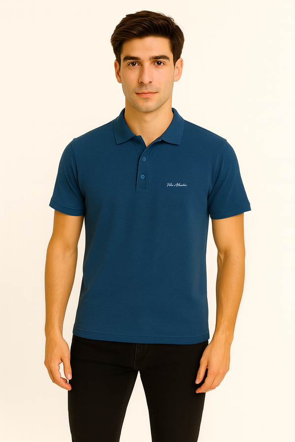 Polo Pott azul agua marina para hombre
