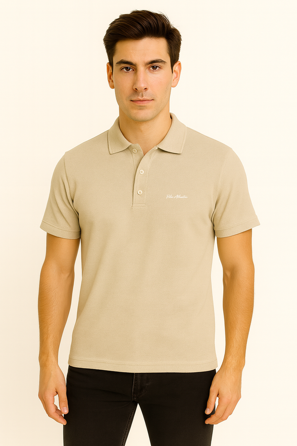 Polo Pott beige para hombre