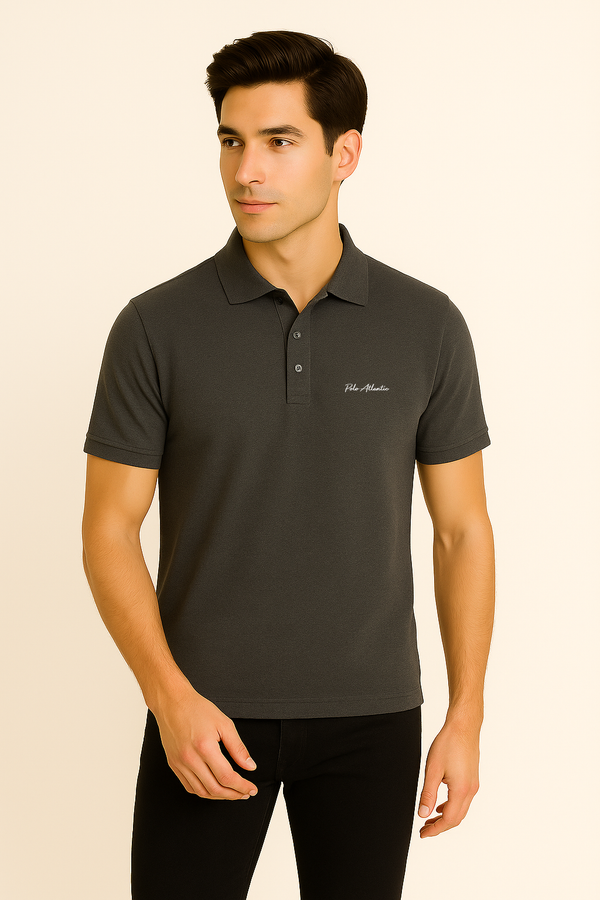 Polo Pott gris oscuro para hombre