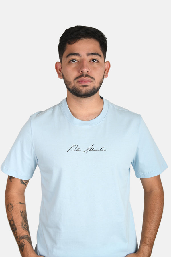Camiseta C/R Special Azul Cielo para Hombre
