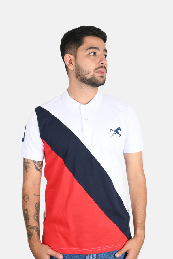Polo sunny blanca hombre