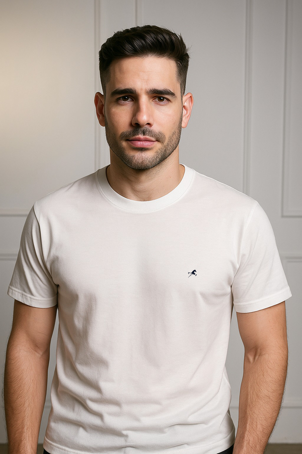 Camsieta C/R Clasica II Blanca para Hombre