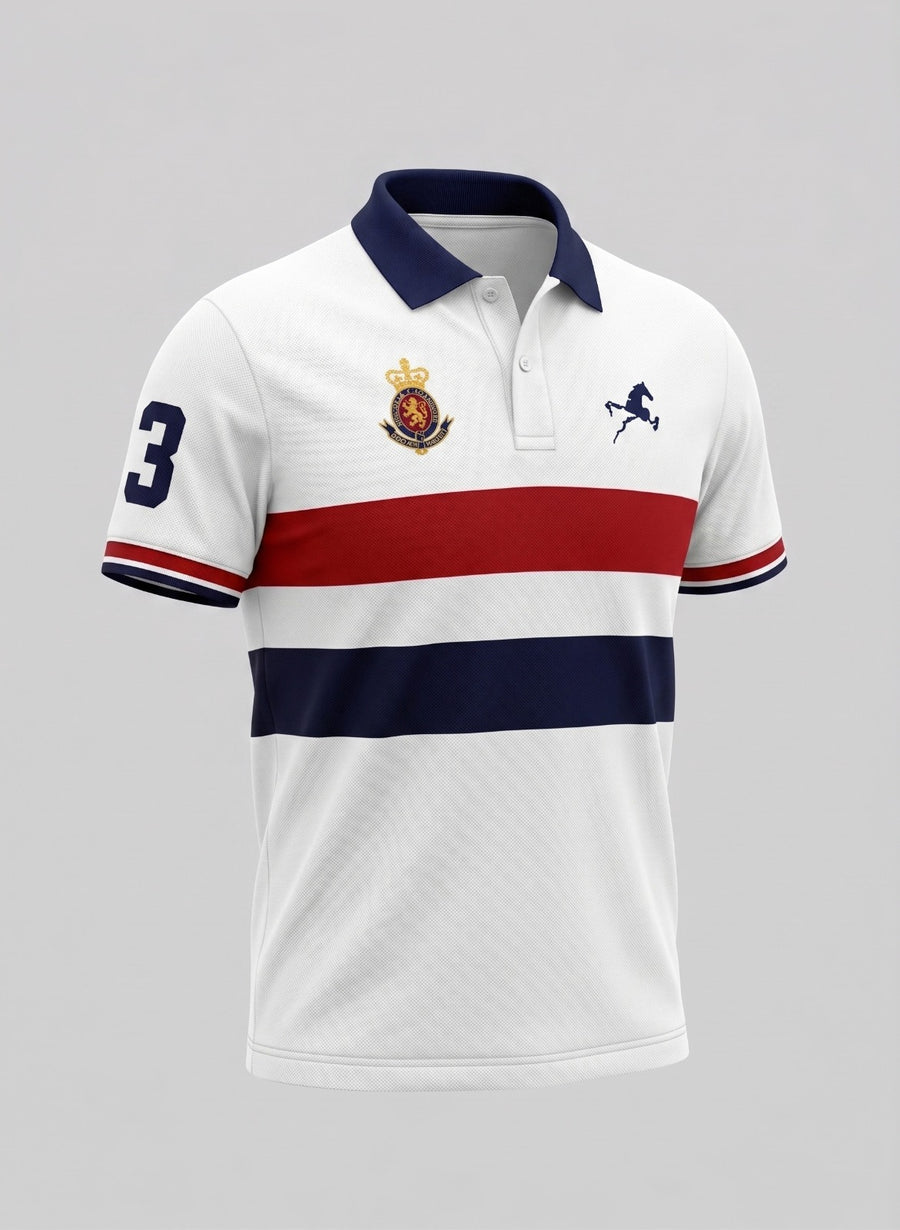 Polo Country IX Blanco Para Hombre