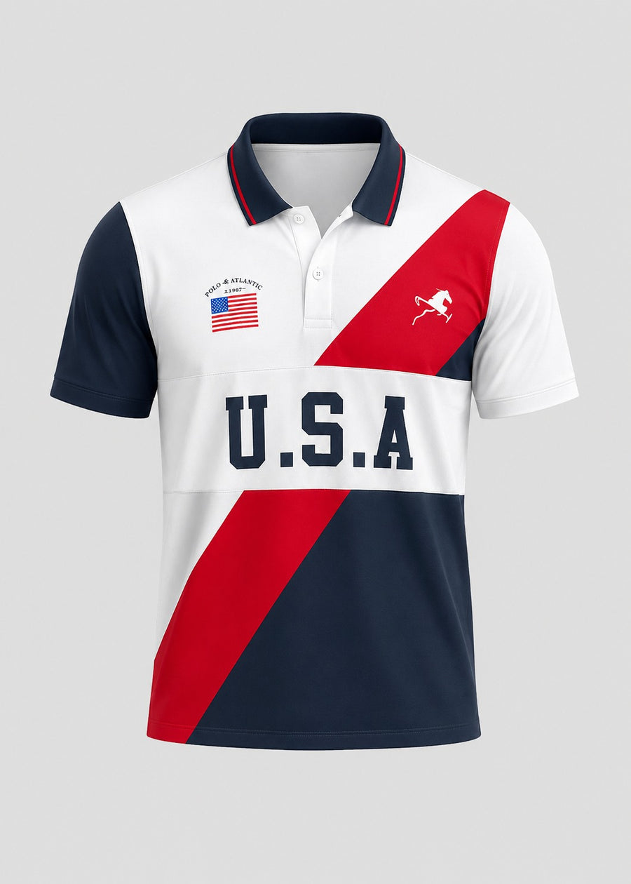Polo Beach Blanca Para Hombre
