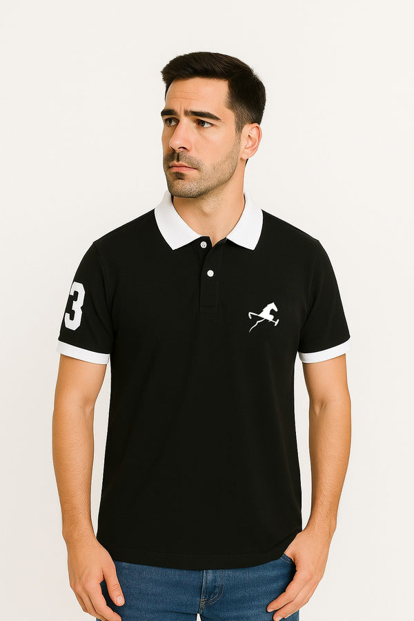 Polo Kofi negro para Hombre