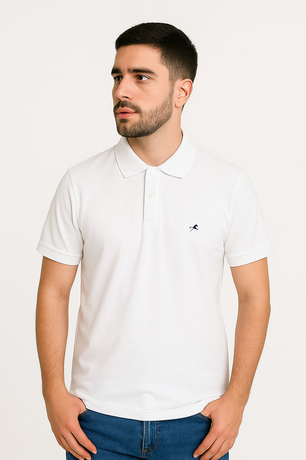 Polo Clasica Blanco para hombre