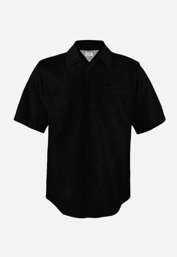 Camisa de vestir Low M/C negro para hombre