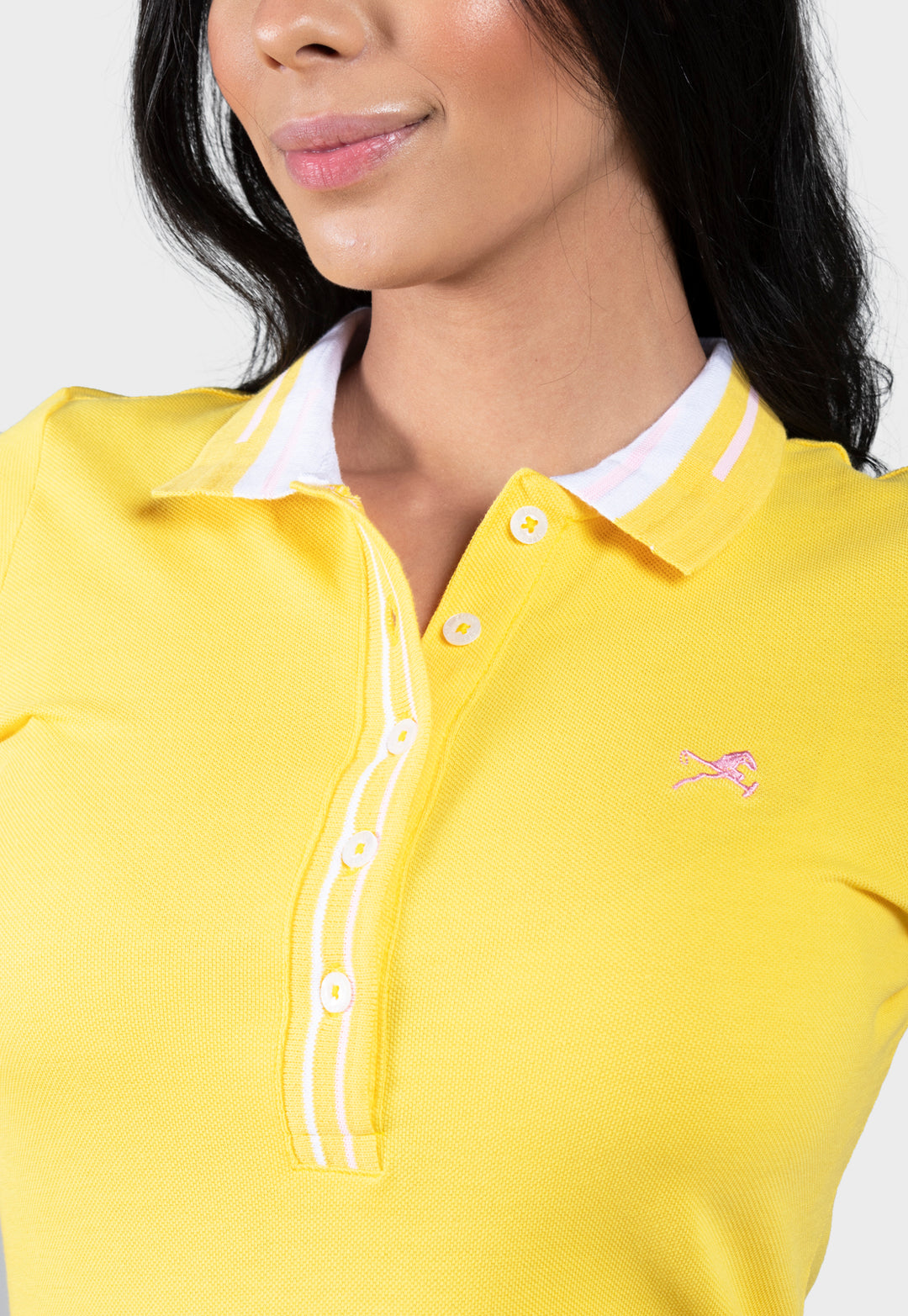 Publicidad Cambiable la seguridad Polo sybil amarillo dandelion para mujer – Polo Atlantic® | Tienda Oficial  Colombia